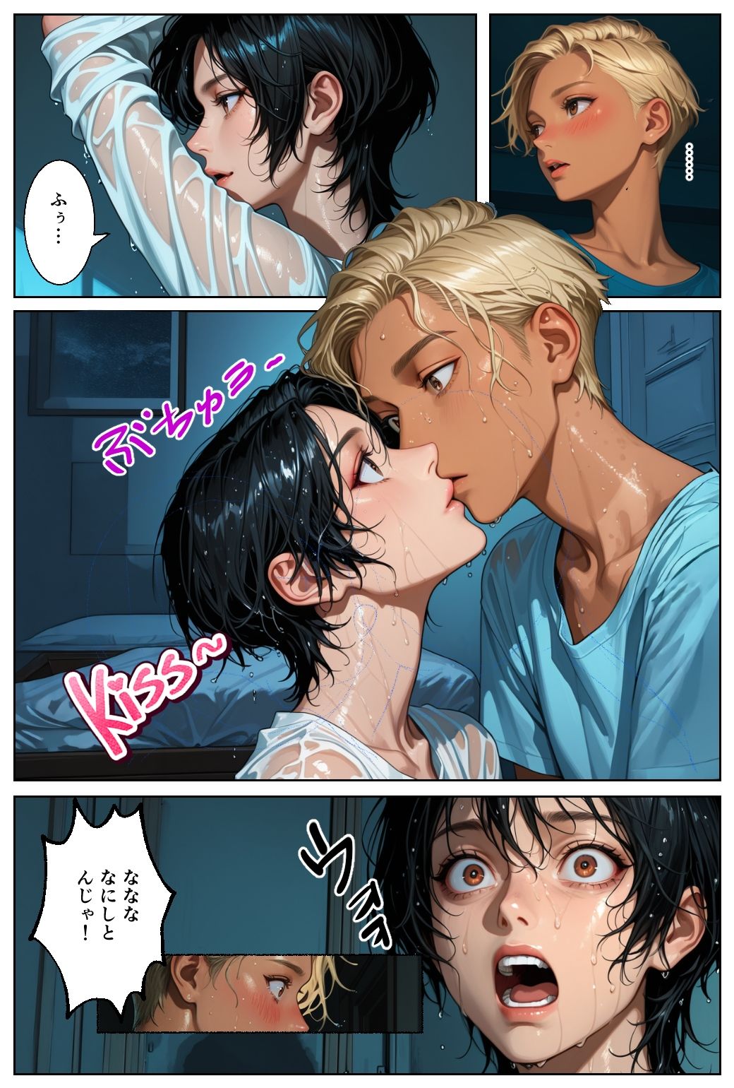 男の娘かおるのけんじと初あなるの巻 - サンプル画像 2