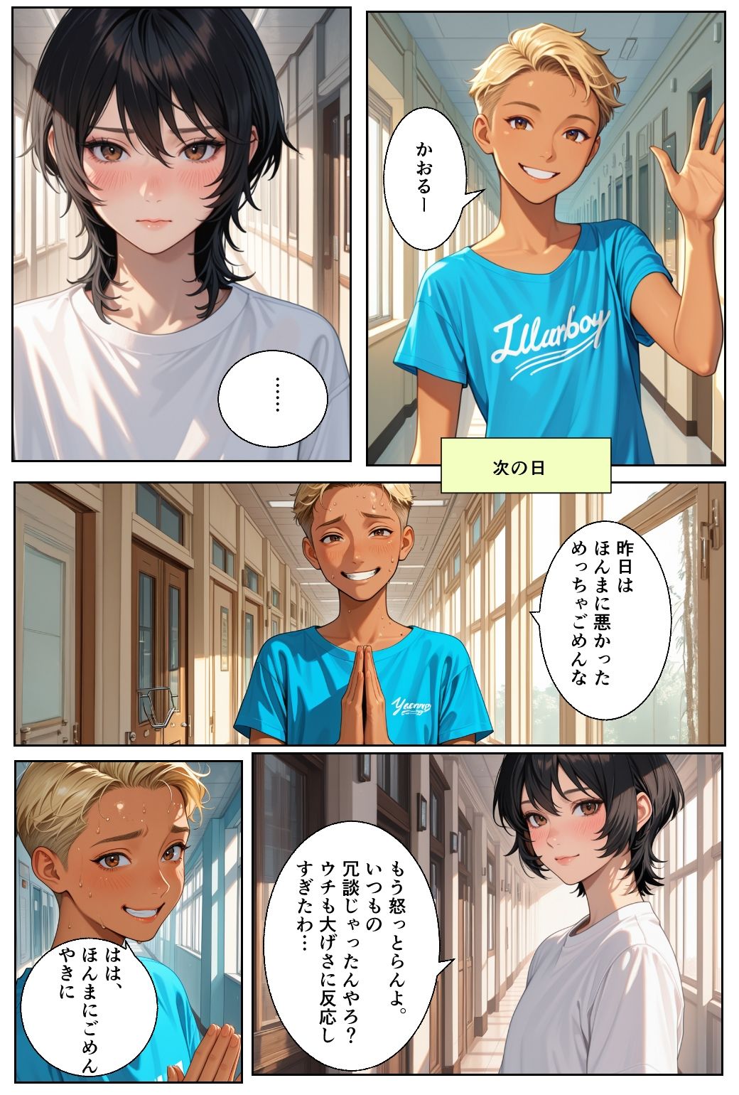 男の娘かおるのけんじと初あなるの巻 - サンプル画像 5