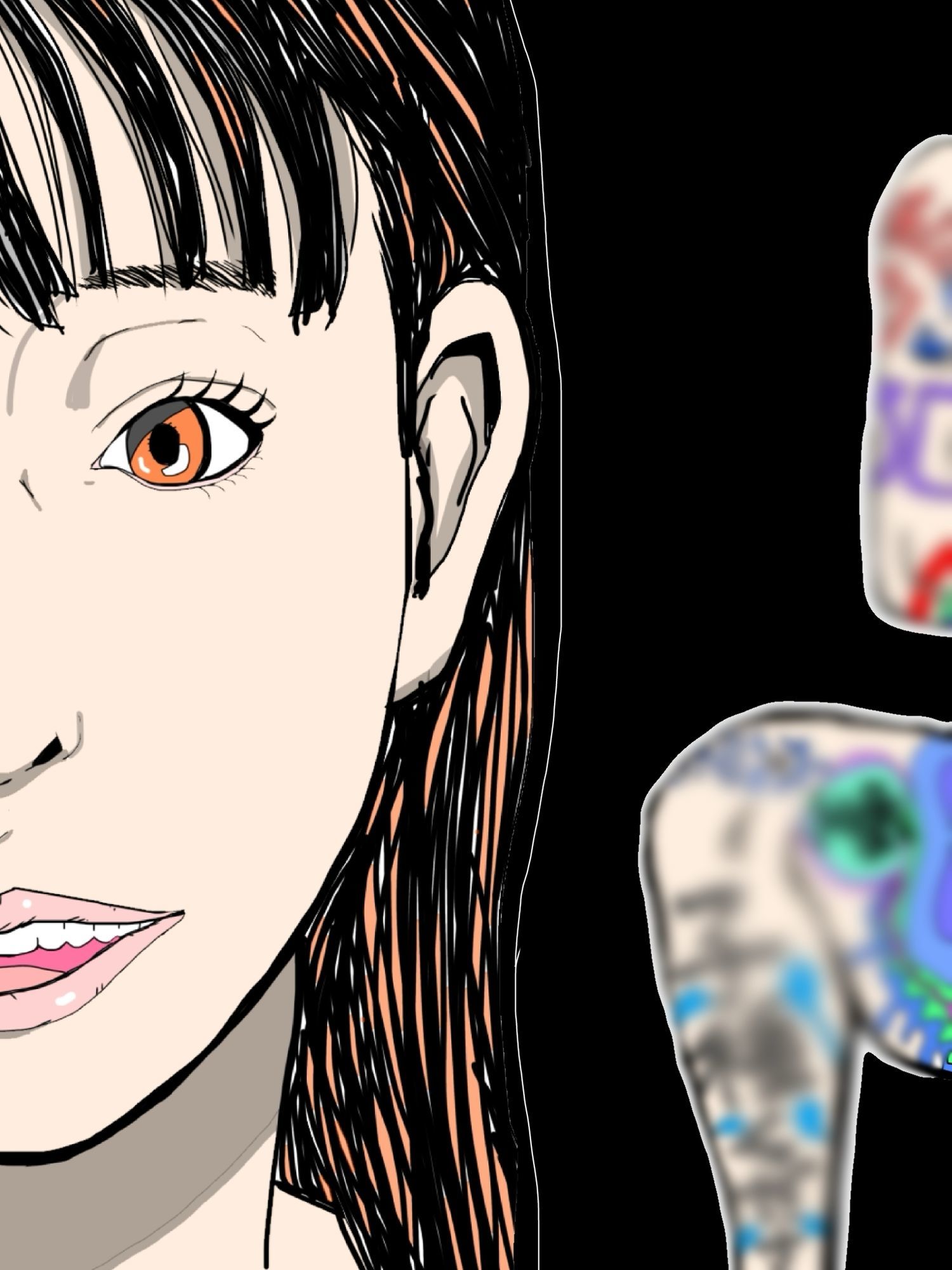 勝手に彫られた人妻さん - サンプル画像 1