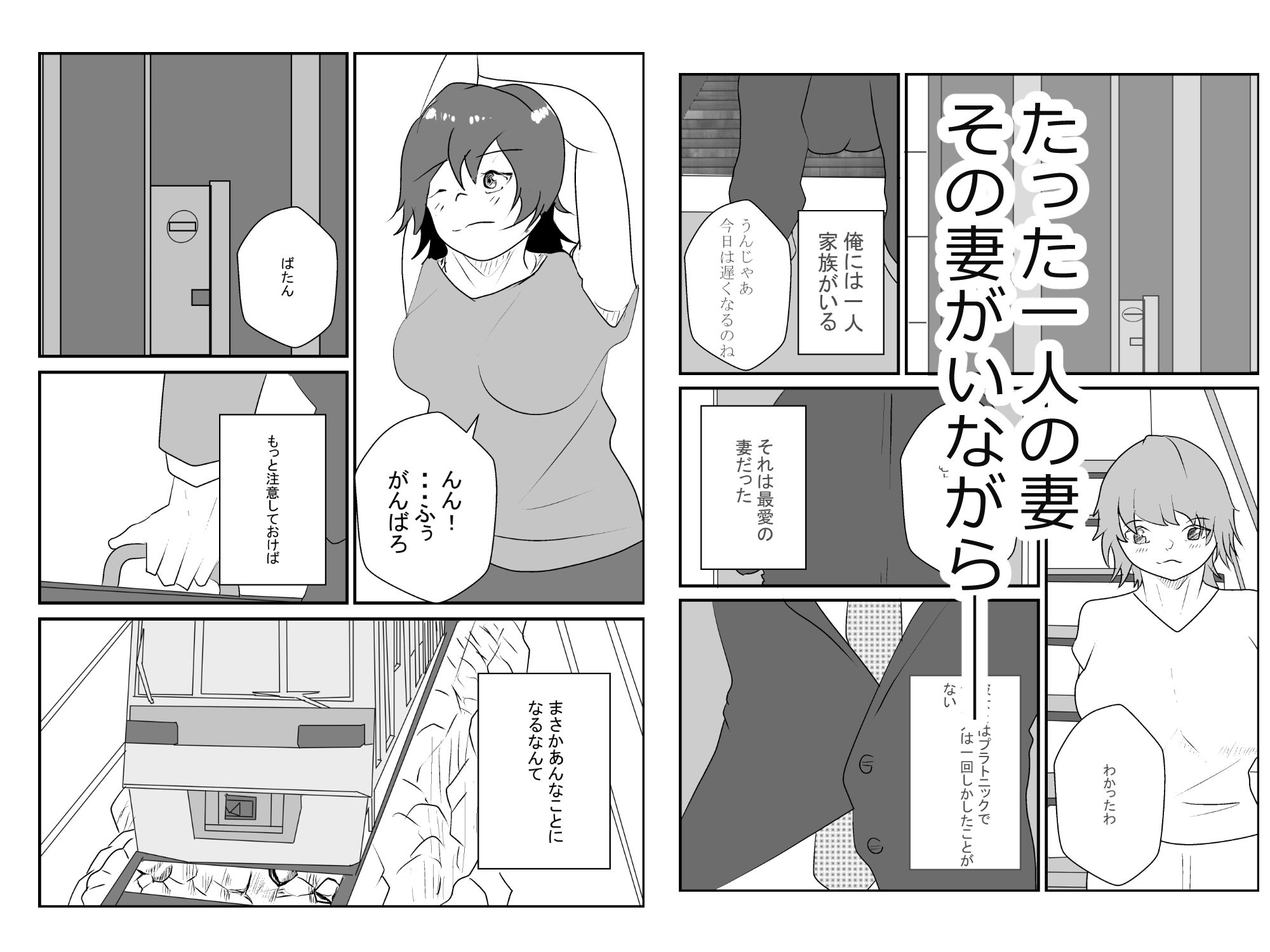 若妻、寝取られる。 - サンプル画像 1