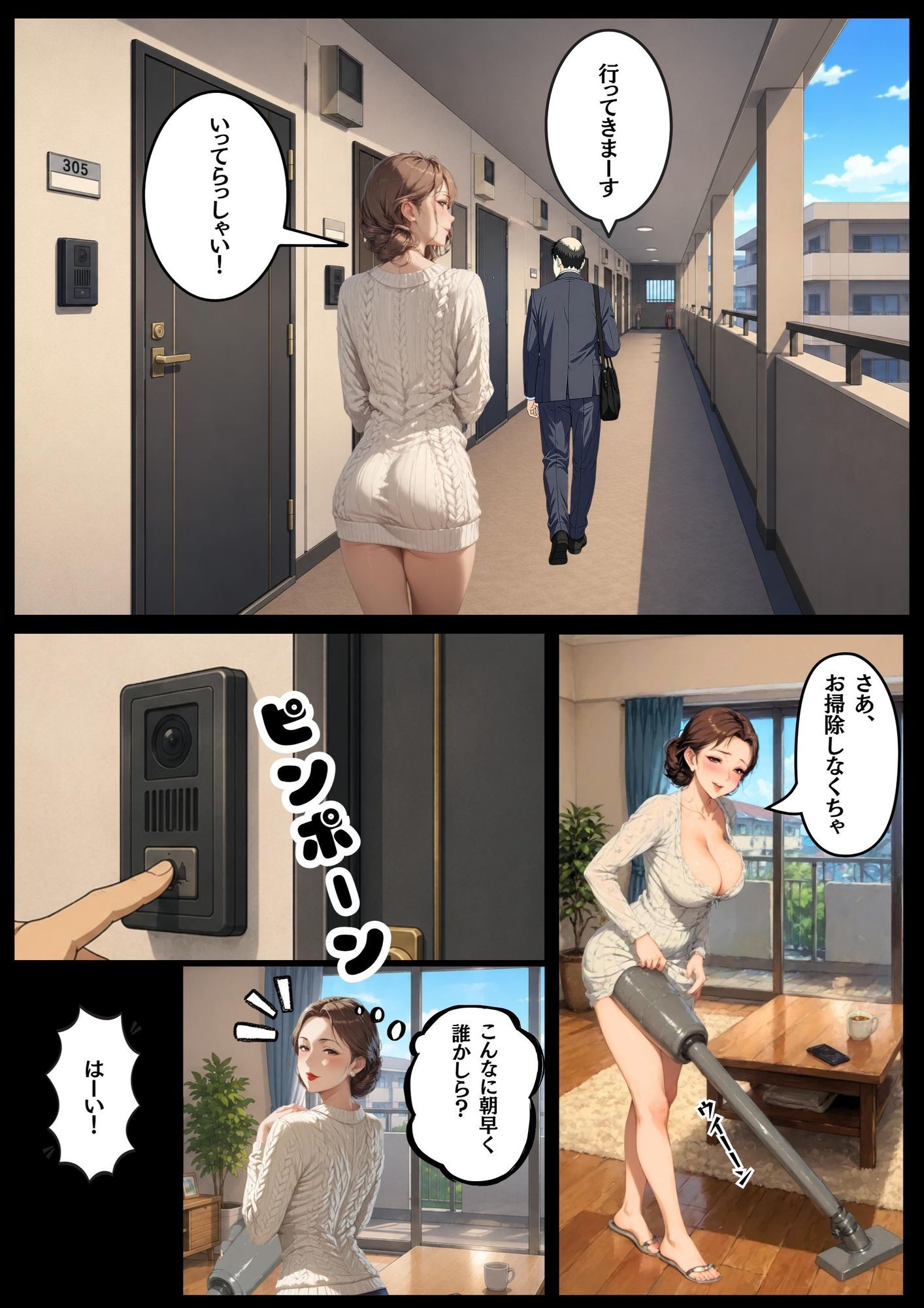 人妻は若いオスに夢中 - サンプル画像 3