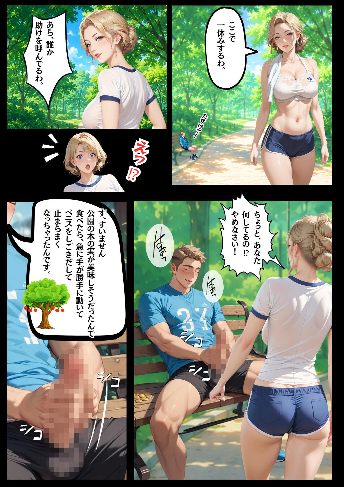 人妻は若いオスに夢中 - サンプル画像 8