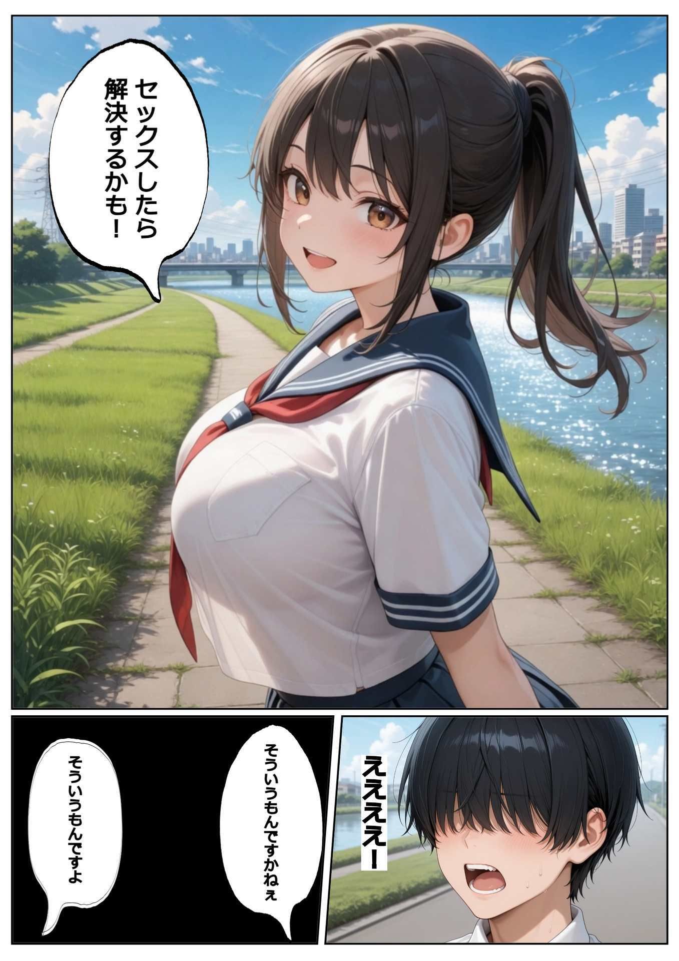 たいていの悩み事はセックスすれば解決！？するっていう話 - サンプル画像 2