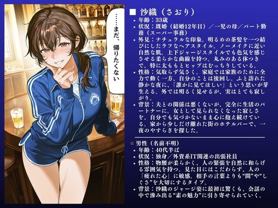 【人妻快楽堕ちNTR】ジャージむっちり人妻 欲求不満SEX記録 〜沙織（33）〜【大ボリューム64ページ】 - サンプル画像 2