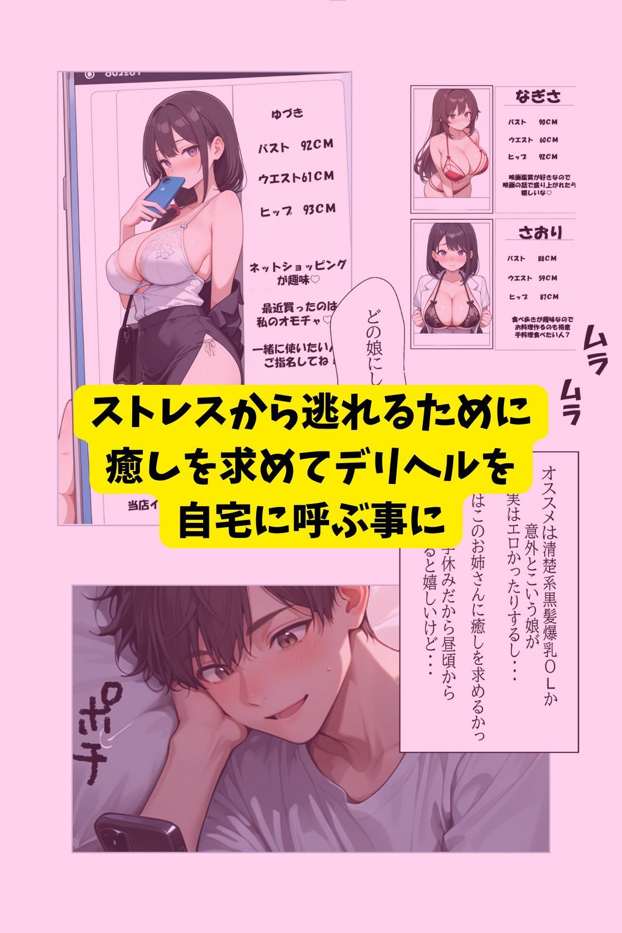 姉に内緒のデリヘルデビュー  黒髪巨乳現役JKを初日に俺のチンポで即メス堕ちさせた - サンプル画像 2