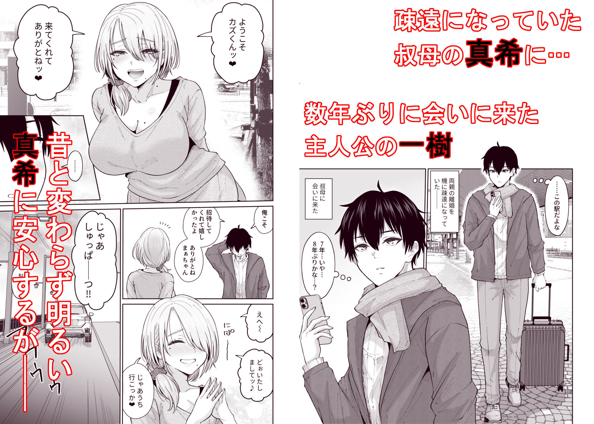 数年ぶりに再会した叔母との話 - サンプル画像 1