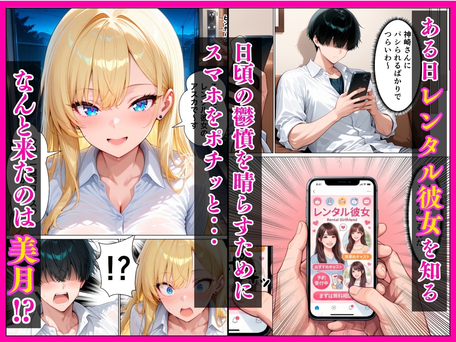 レンタル彼女を呼んだらクラスの一軍ギャルが来た話 - サンプル画像 3