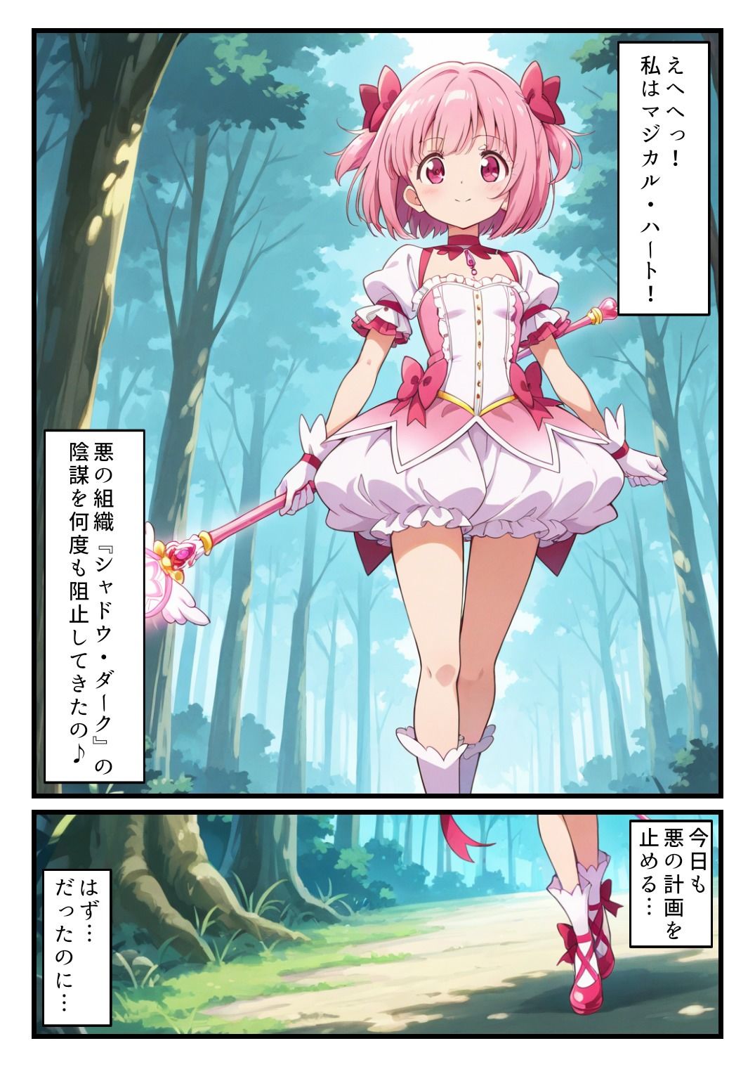 敗北魔法少女〜マジカル・ハートが粉砕され、肉便器に堕ちるまで〜 - サンプル画像 1