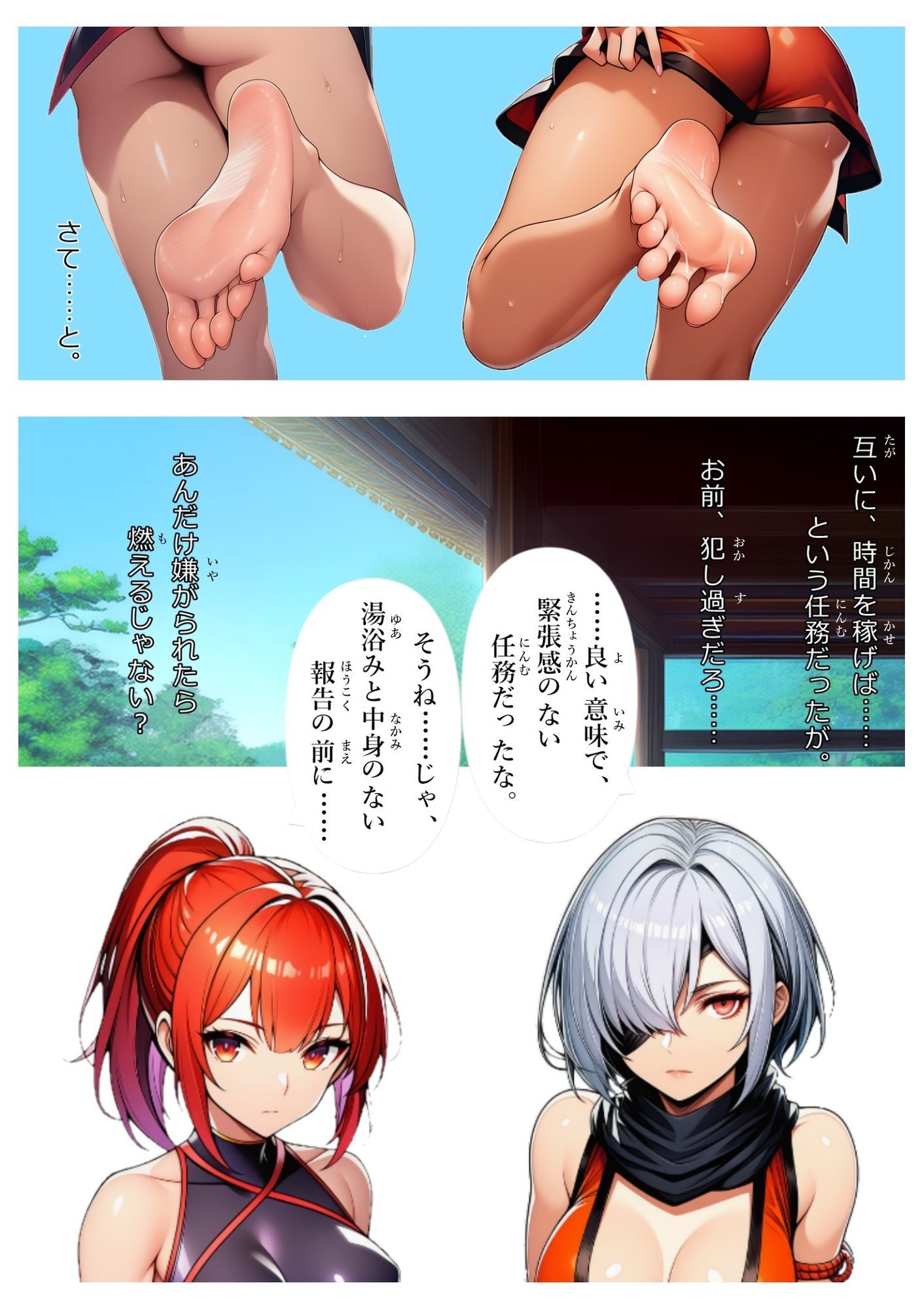 同期のくノ一に責めてもらう - サンプル画像 4