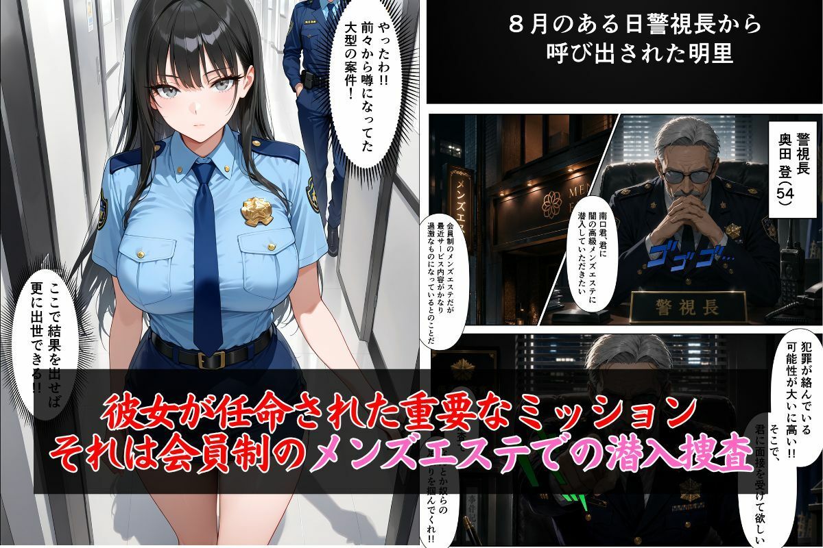 潜入捜査失敗 。〜巨乳女警の淫らな末路〜 - サンプル画像 2