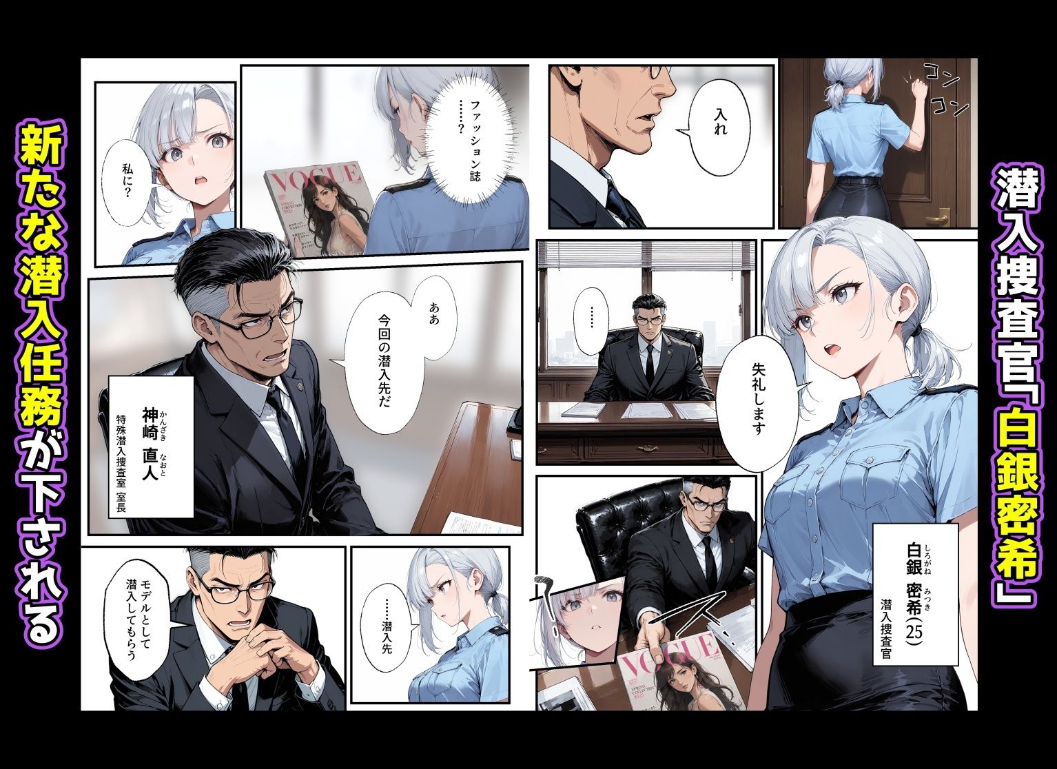 潜入捜査官の私が、アパレルブランドのモデルになった結果、中出しされた話。 - サンプル画像 1