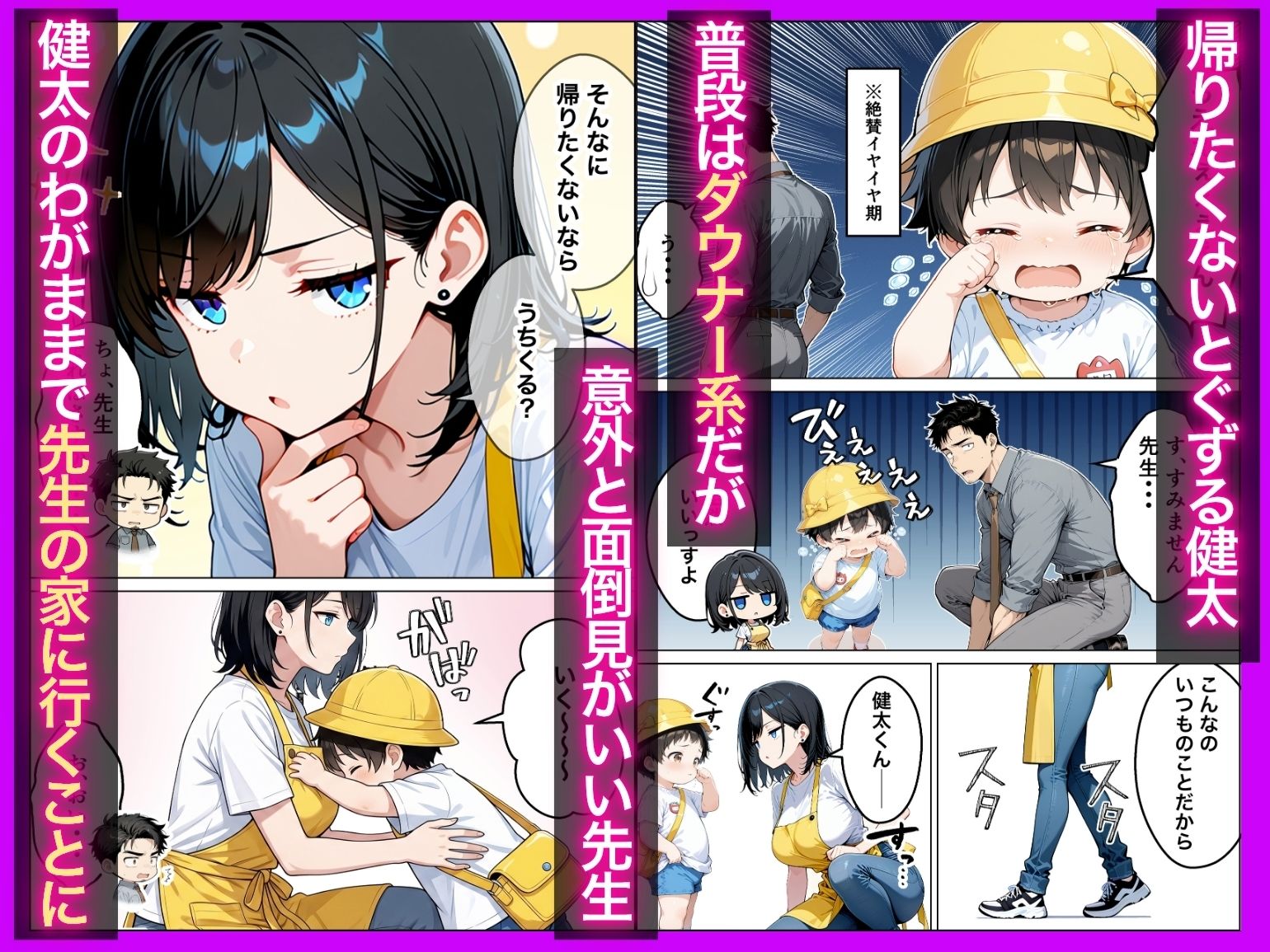 バツイチ子持ちの俺が見た目120点のツンデレダウナー保育士に本能剥き出しで種付けした話 - サンプル画像 2