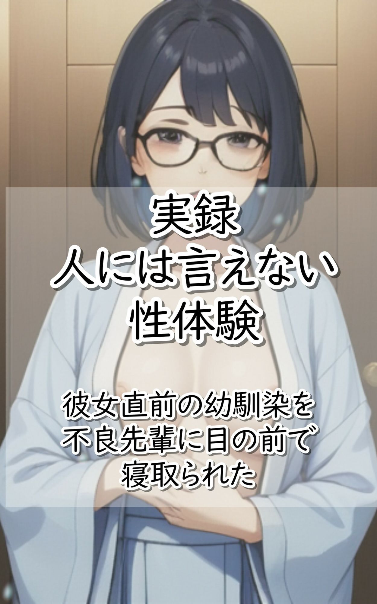 実録！人には言えない性体験  彼女直前の幼馴染を不良先輩に目の前で寝取られた - サンプル画像 1