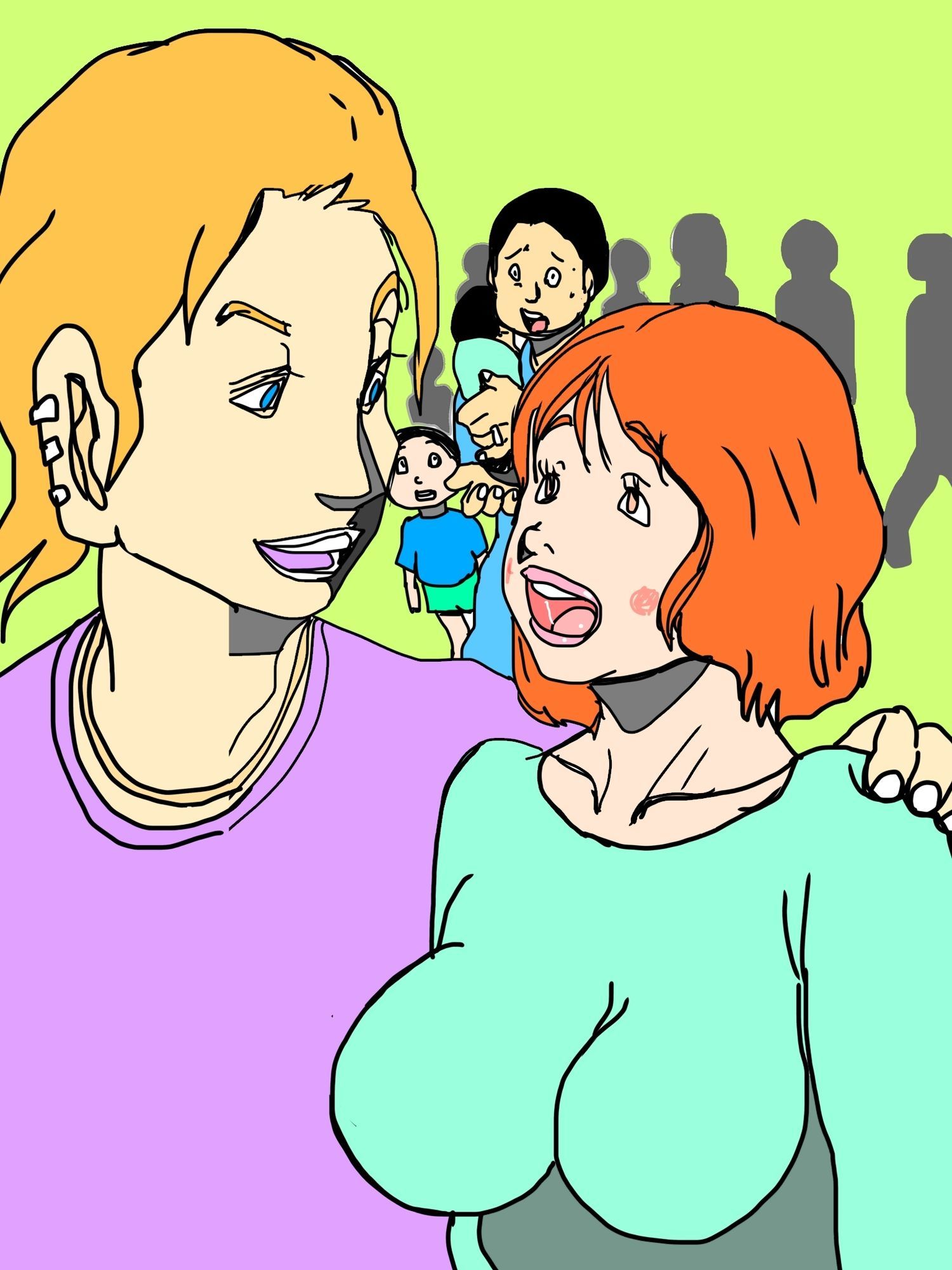 家族の目の前で人妻を口説けるのがイケメンの特権っす - サンプル画像 5