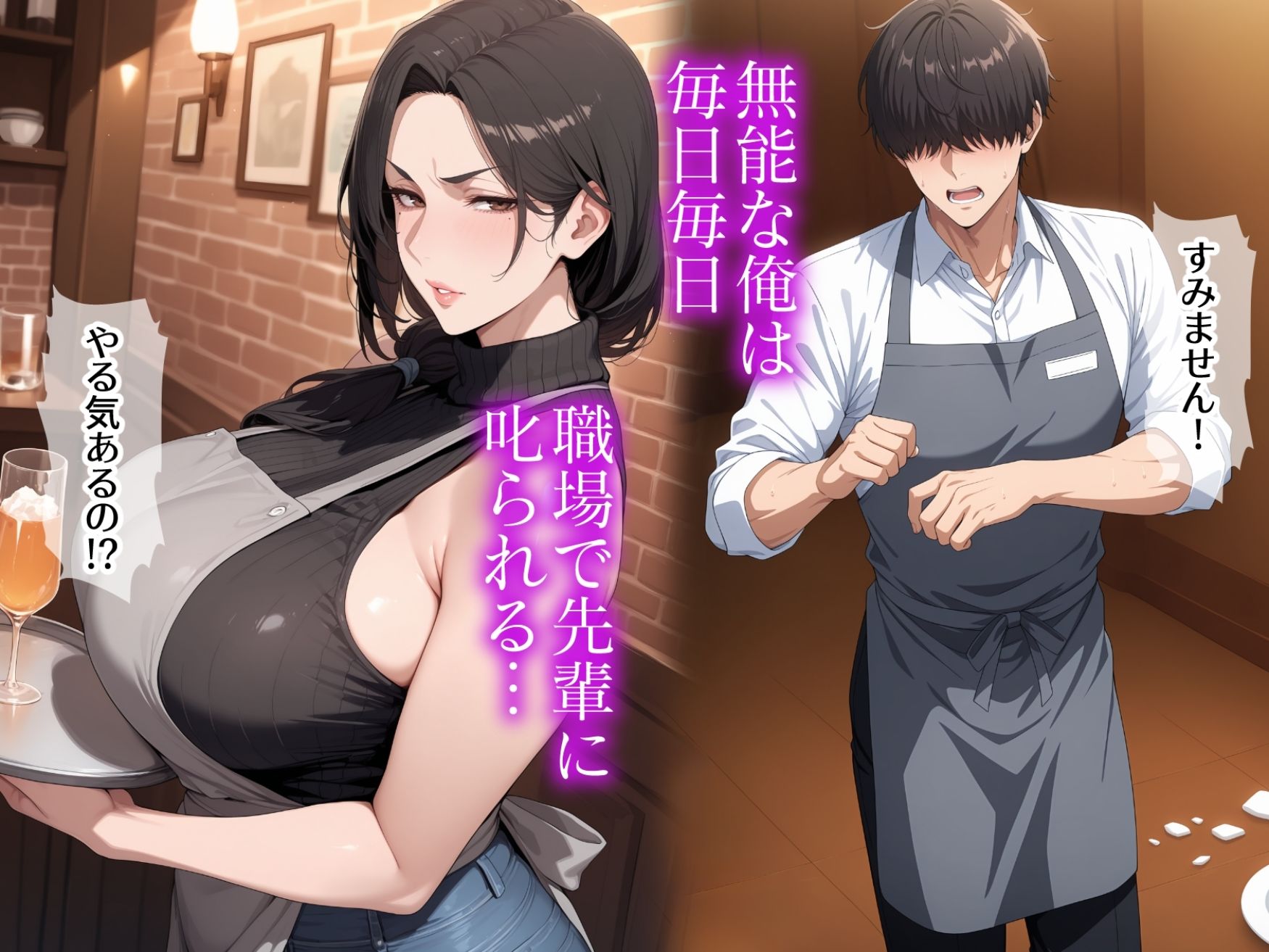 職場の先輩の夜の顔  欲求不満な人妻で卒業  手料理も身体も食べ尽くす - サンプル画像 2
