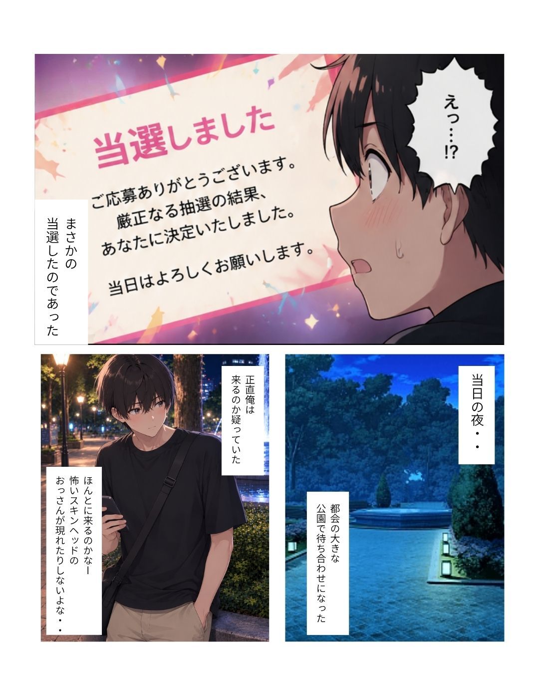 人気裏垢女子のオフパコに行ったら男の娘だった件 - サンプル画像 2