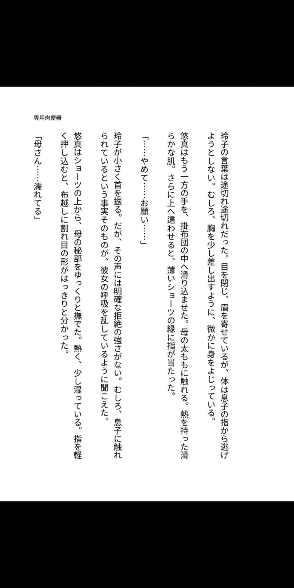母は僕の専用肉便器 ― 玲子、血の繋がった穴として堕ちるまで― - サンプル画像 5