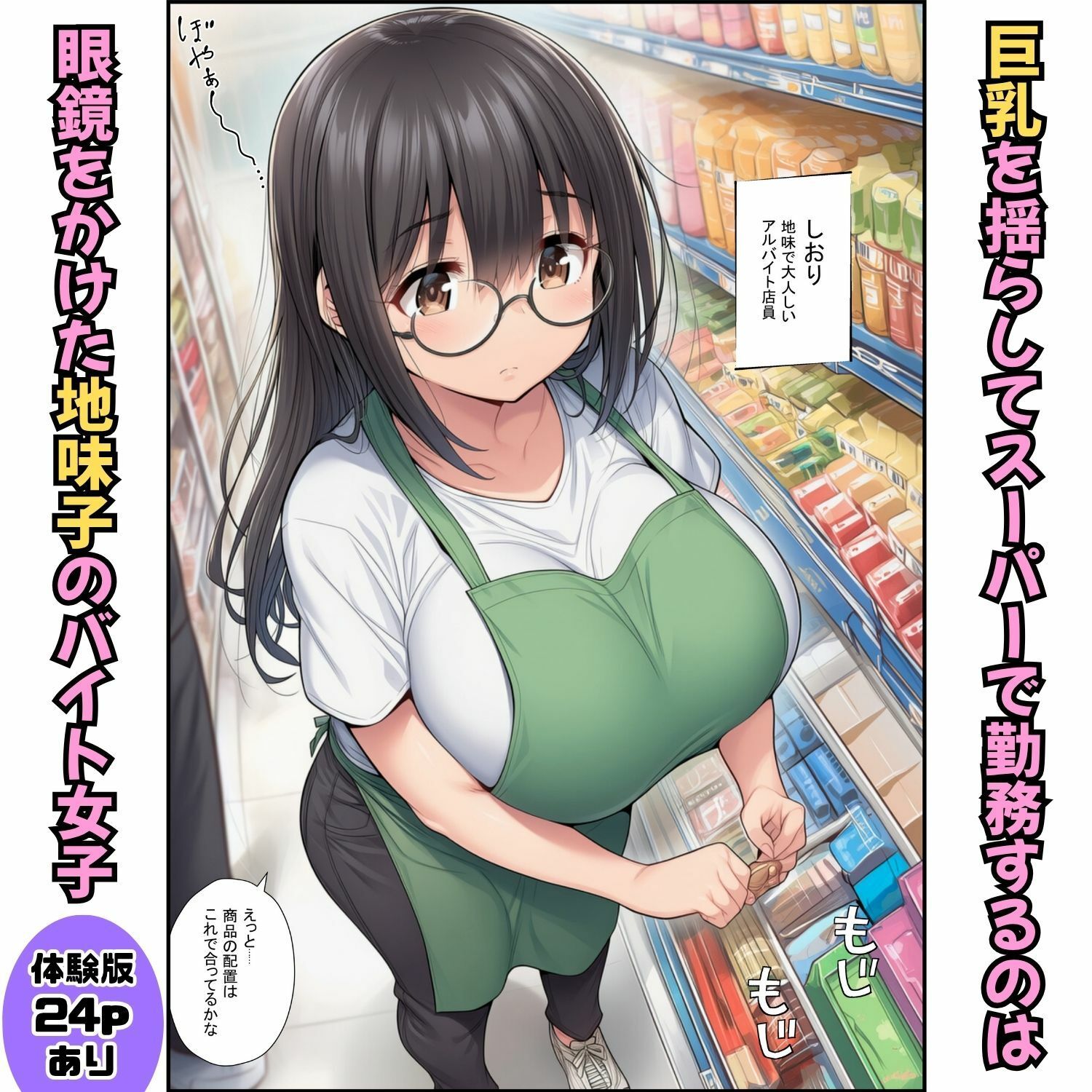 地味子の正体は巨乳美女！初体験を捧げる秘密のご奉仕 - サンプル画像 1
