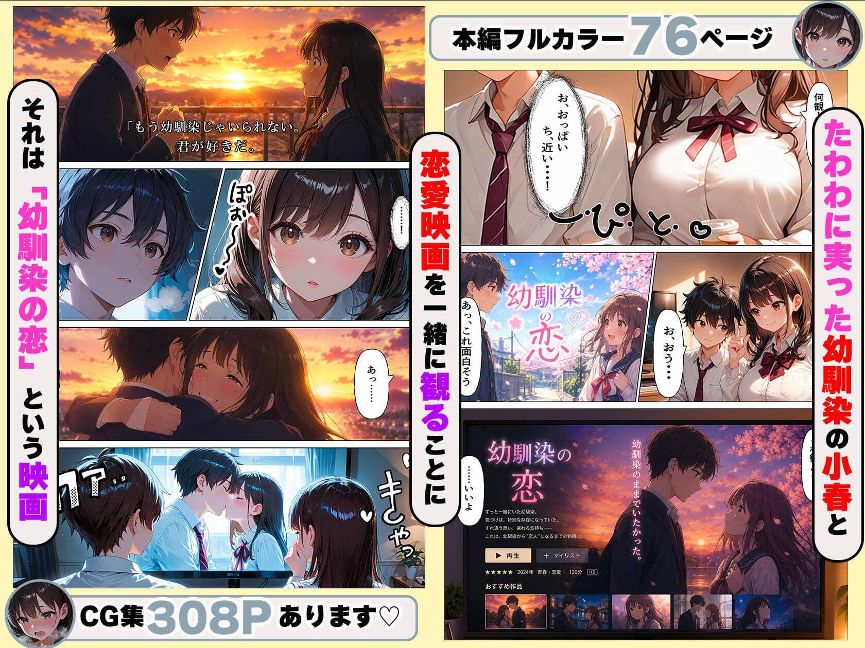 たわわに実った幼馴染は今日も僕の部屋へ入り浸るー初めてのセックスー - サンプル画像 4
