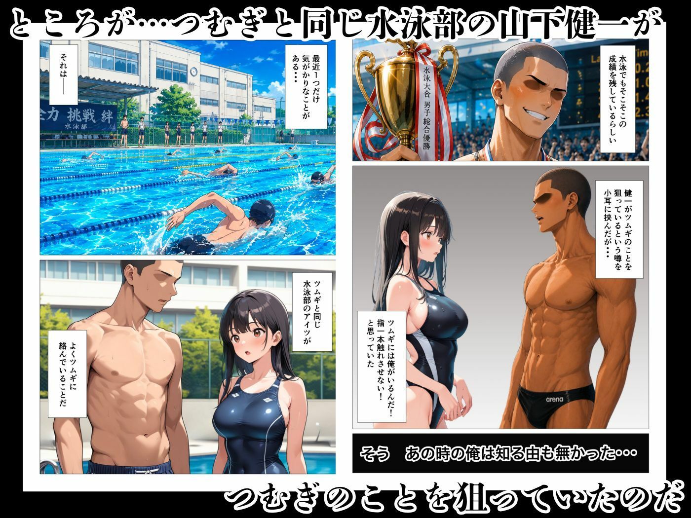 清楚彼女は処女を奪われイキ狂い寝取られる - サンプル画像 3