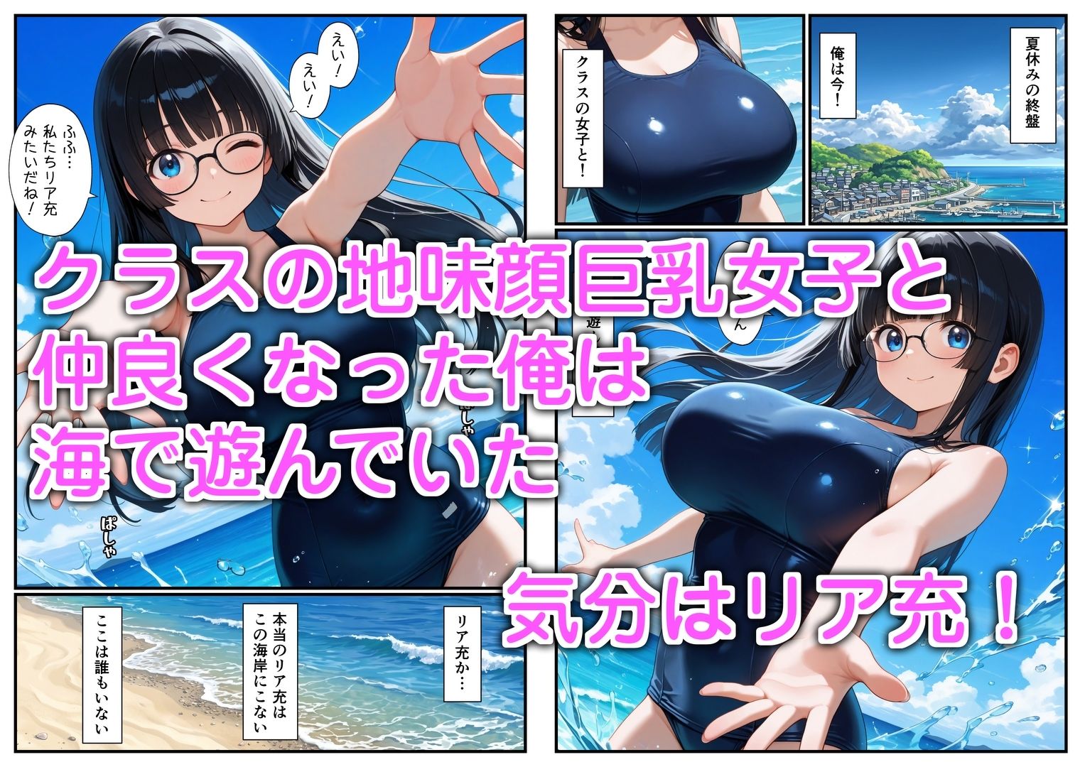 クラスの地味顔巨乳とセフレになった3 〜赤ちゃんごっこ編〜 - サンプル画像 1