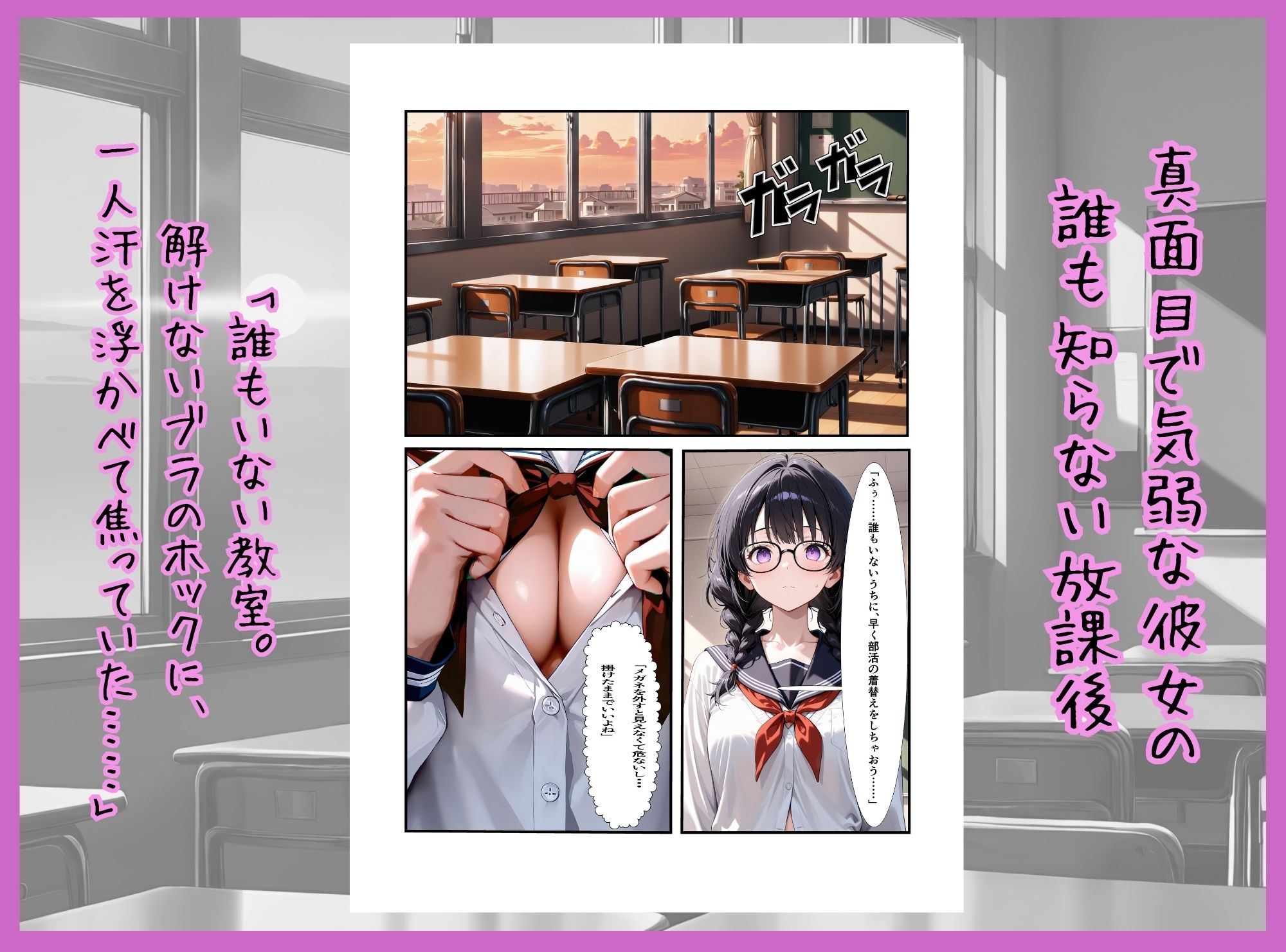 今日もポロリ。先生の密着特別指導〜放課後編〜 - サンプル画像 1