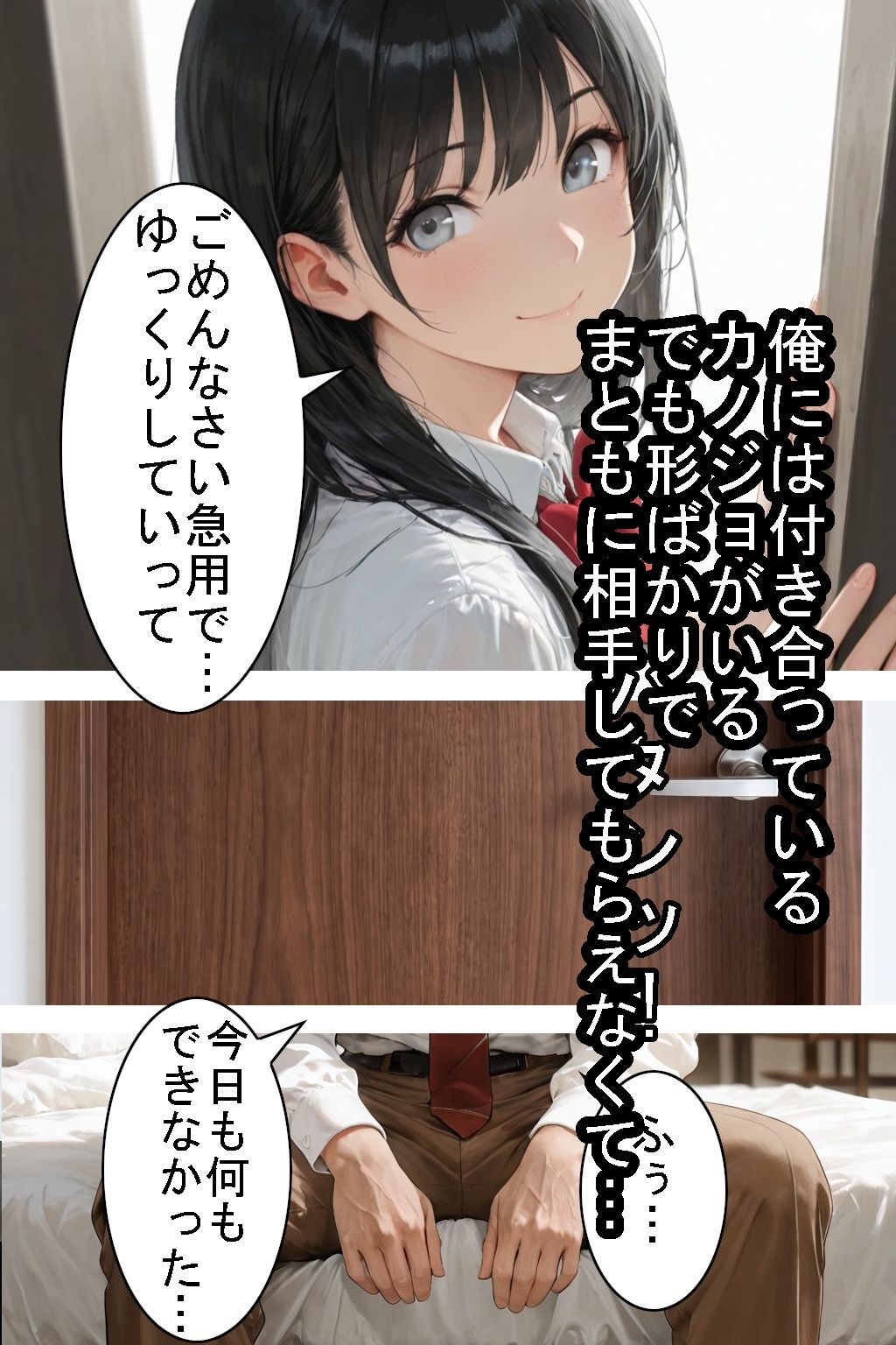 【制服】相手してくれないカノジョから、誘ってくれたその子の妹に乗りかえた話【征服えっち】 - サンプル画像 1