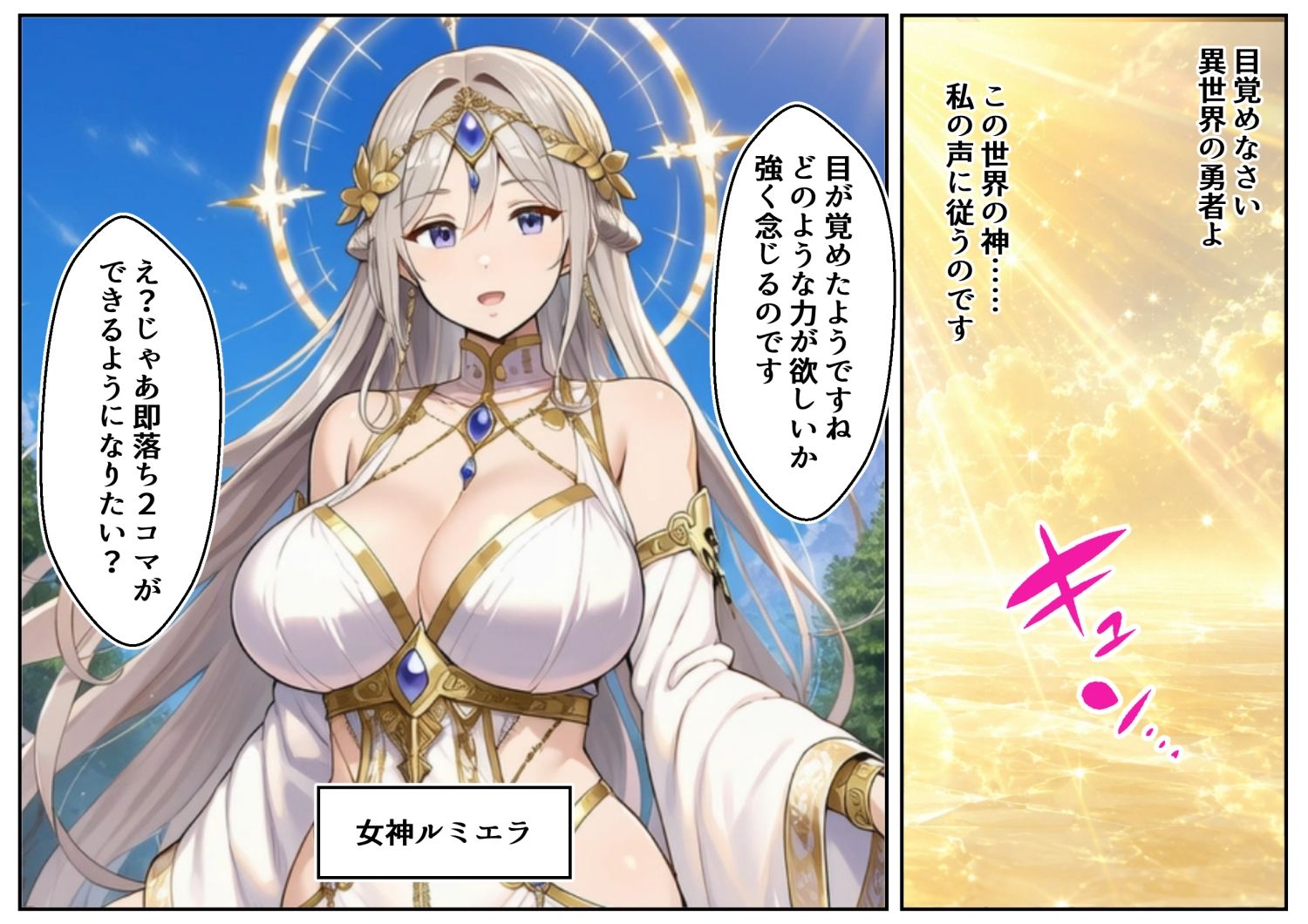 チート能力  即落ち2コマで異世界まんこ無双 - サンプル画像 1