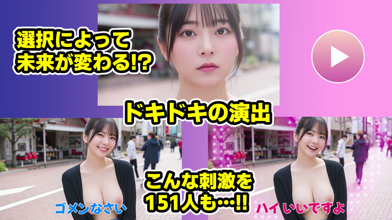ナンパマスター〜151人のナンパ図鑑完成を目指せ！！〜【いきなり極限リーチ！！ 即興奮！！脳汁ドバドバナンパゲーム！！】 - サンプル画像 4