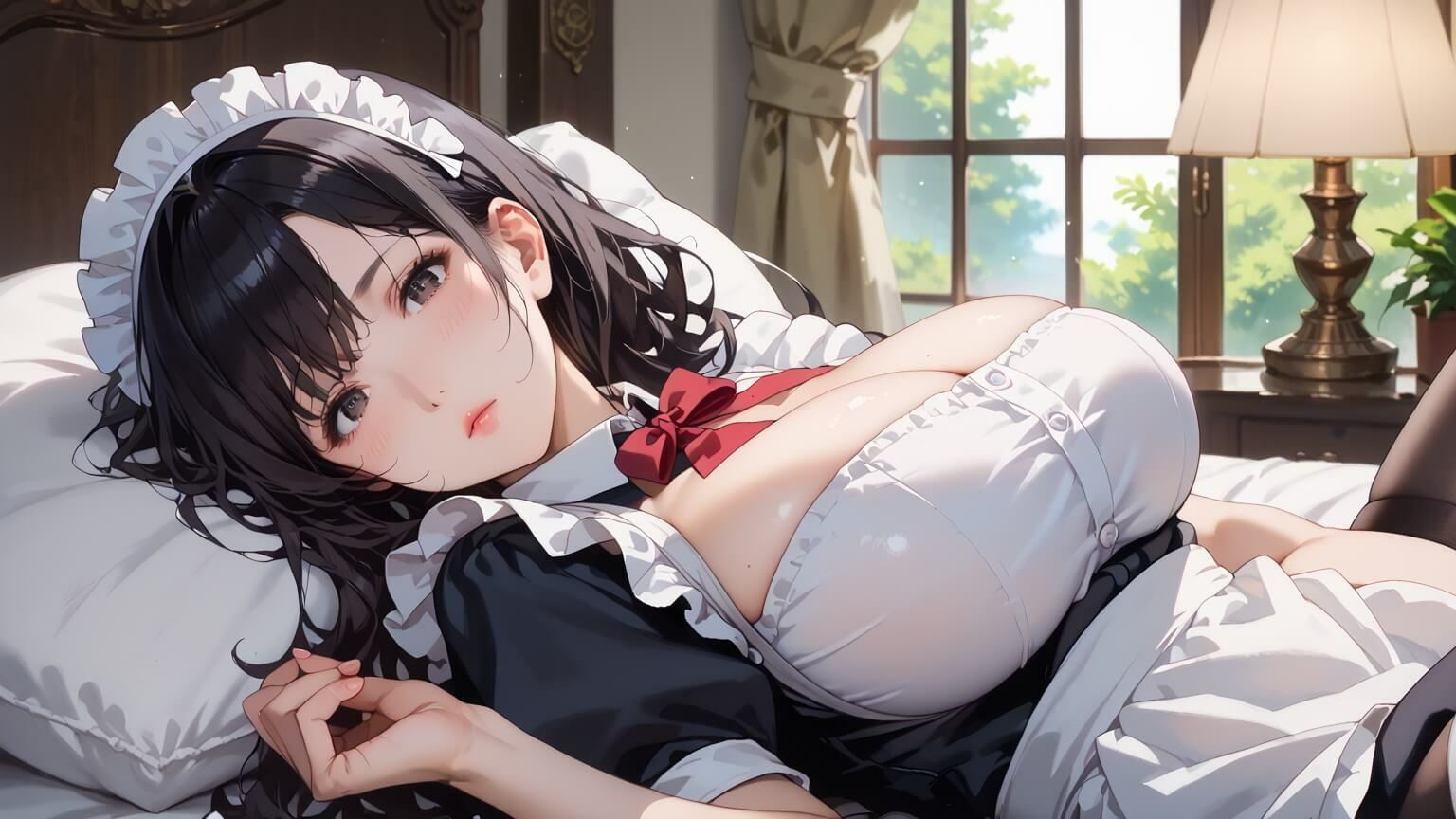 真奈美さんメイドになる〜エロ人妻メイドになっちゃいました★〜 - サンプル画像 1