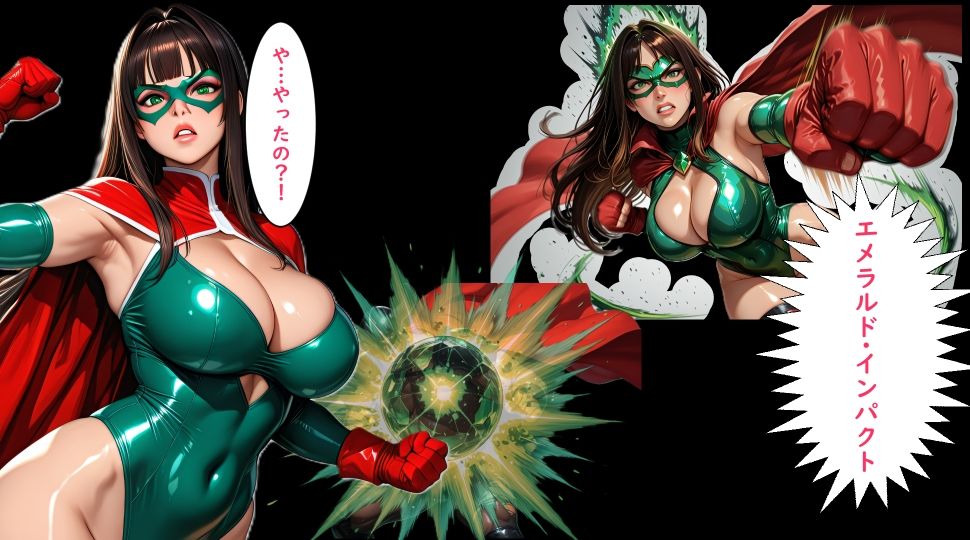【ボイスコミック】立派な身体に成長した美少女ヒーローは悪の首領に堕とされる 1 - サンプル画像 4
