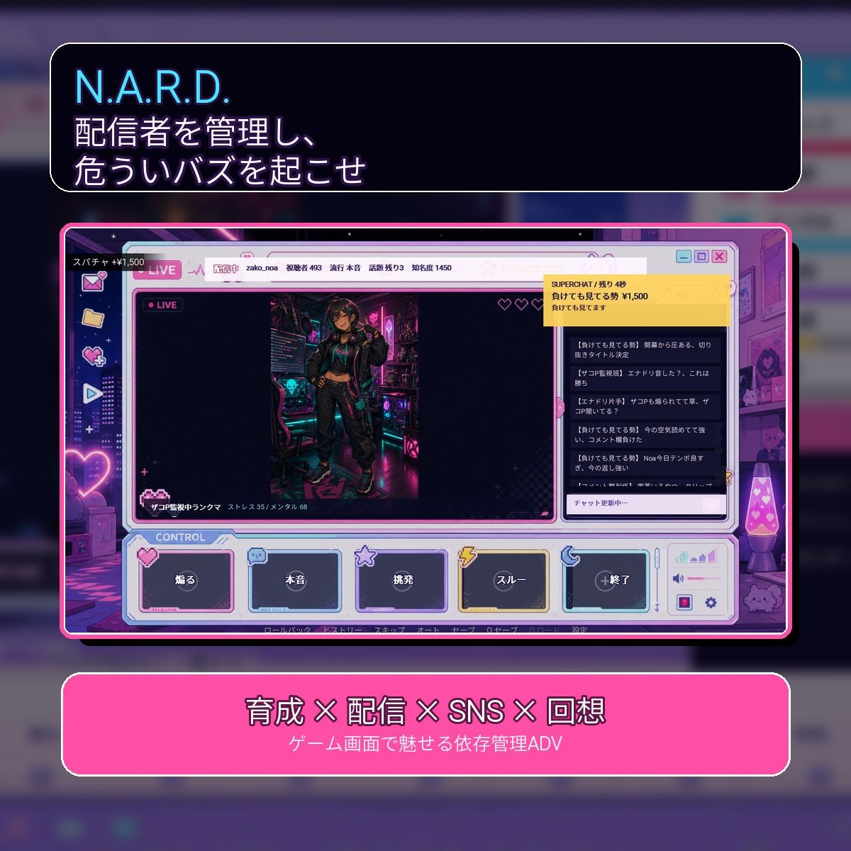 NARD 配信者をプロデュース！ 何でもやるって言ったよね？ - サンプル画像 8