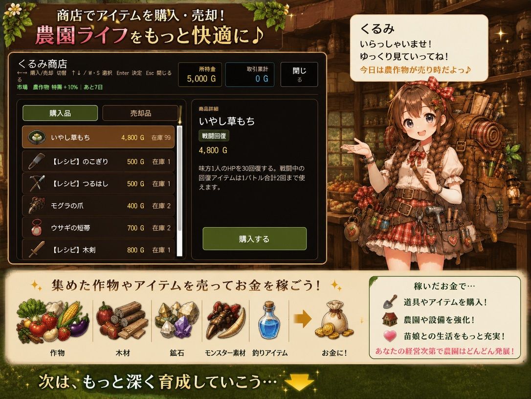 孕ませ！苗床ファーム〜破産寸前！過酷な借金返済と苗床娘たちとのムラムラ繁殖生活〜 - サンプル画像 9