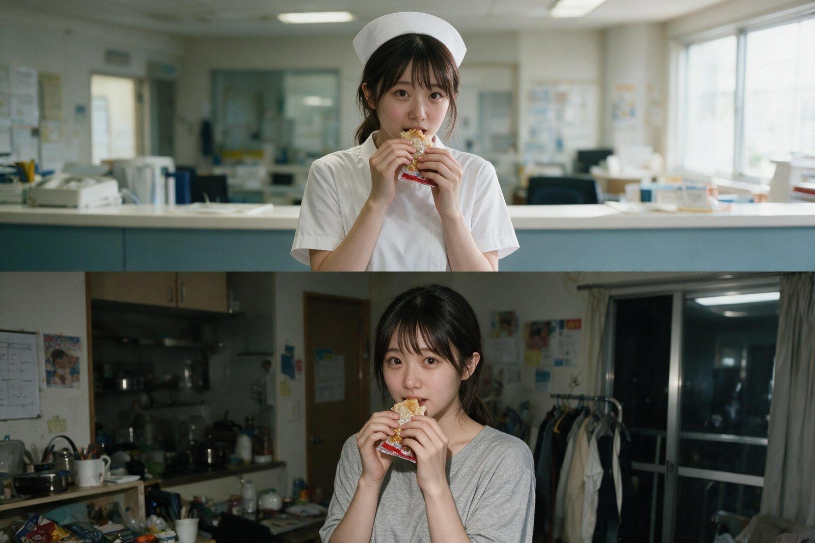 ≪実写級≫白衣の下と、帰宅後 〜ナース（24）の部屋に仕掛けた28本≫ - サンプル画像 5