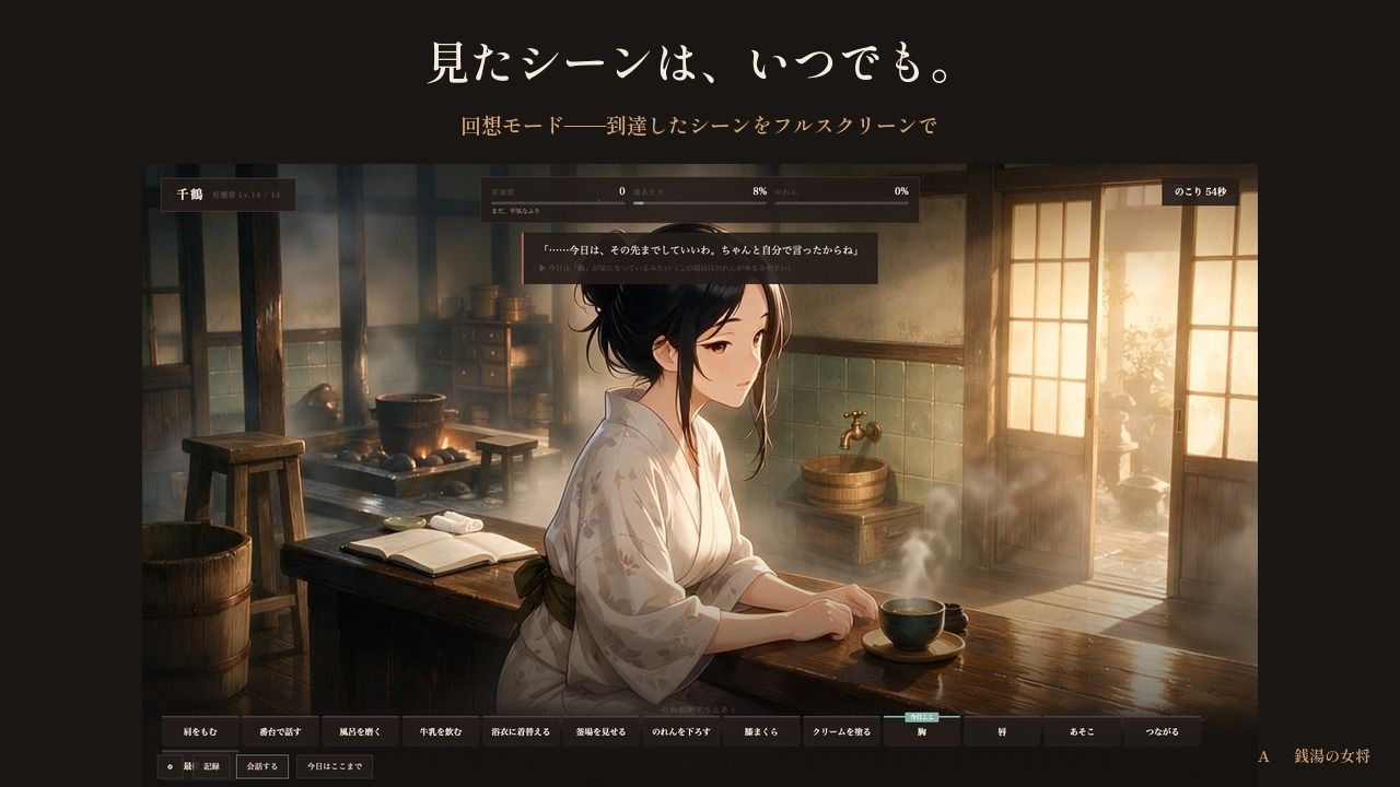 銭湯の女将 〜のれんが下りたあと〜 - サンプル画像 8