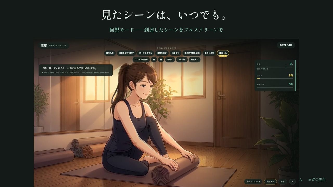 ヨガの先生 〜十回券の最終日〜 - サンプル画像 8