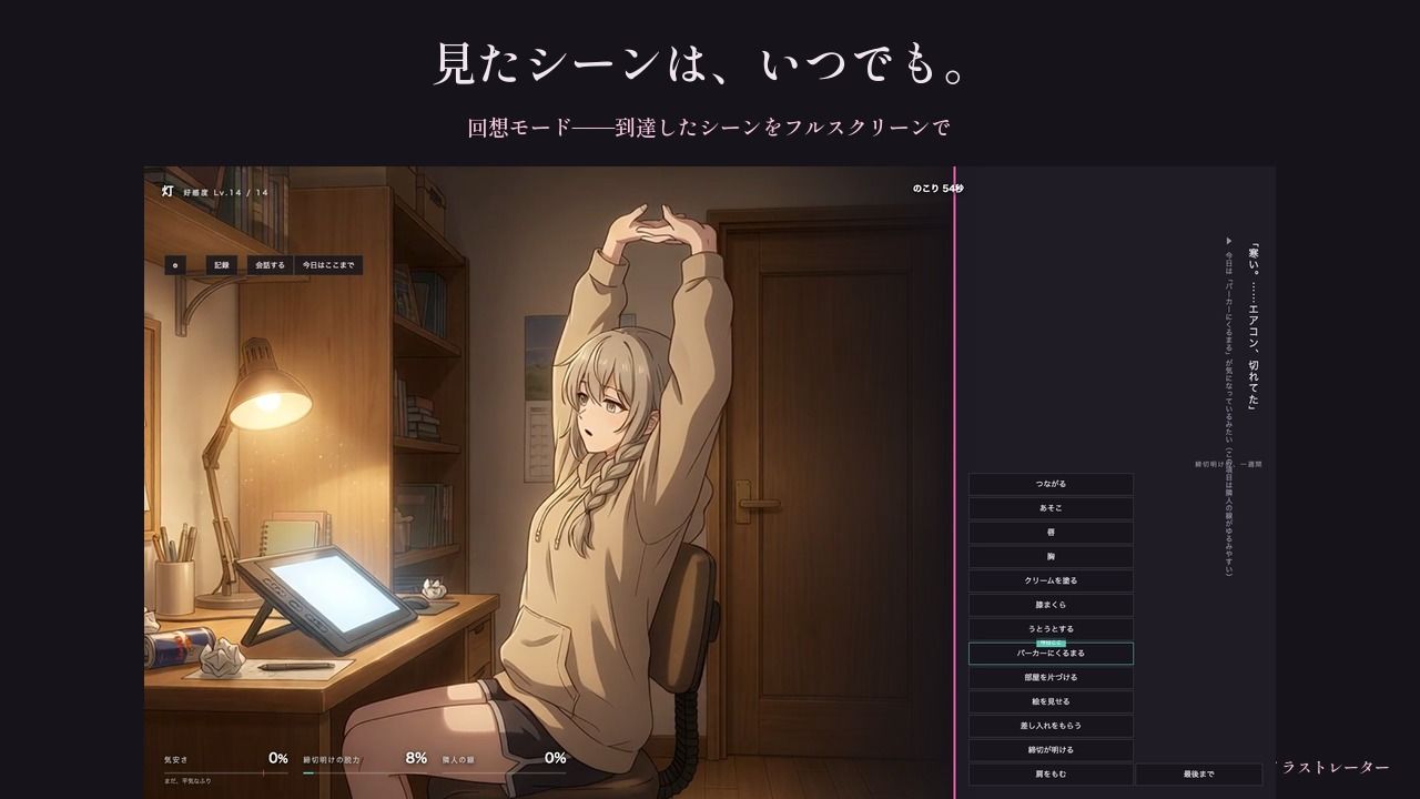 締切明けだけ甘えてくる隣のイラストレーター〜寝てない七日間、壁一枚の向こう〜 - サンプル画像 8