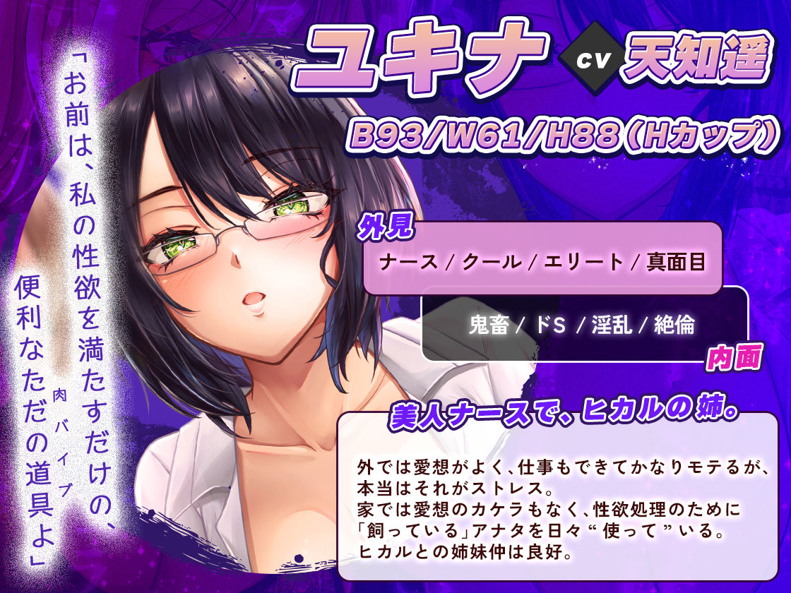 【逆レ○プ】強○おちんぽ奉仕性活 〜僕は姉妹のオナペット〜［高音質KU100バイノーラル］ - サンプル画像 2