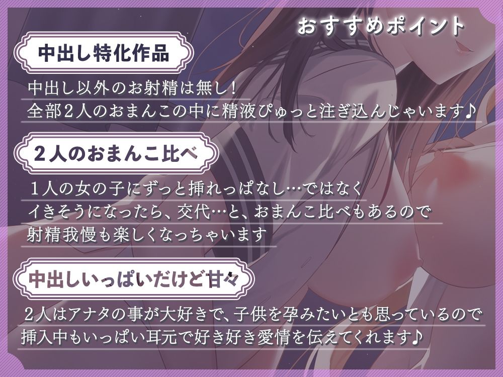 幼馴染達とずーっと甘々子作りエッチの練習♪〜たっぷり精液中だし体験〜 - サンプル画像 2