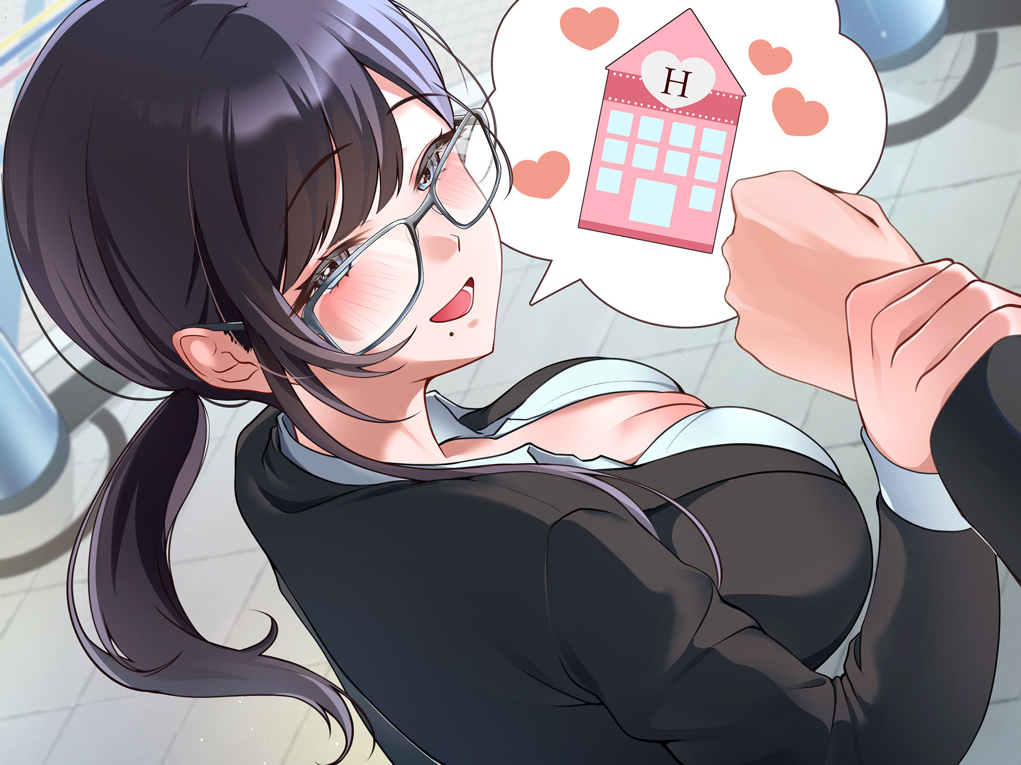 変態ＯＬが痴●のおっさんを連れ出しラブホセックス - サンプル画像 1