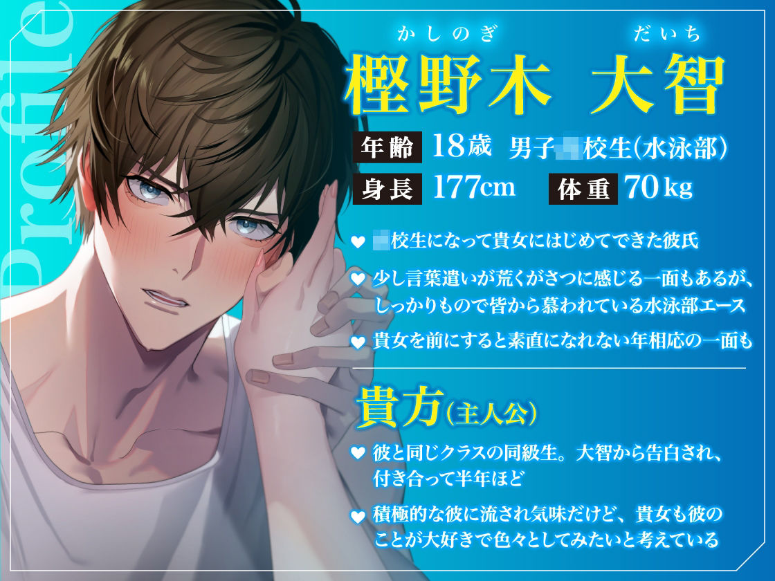 絶倫彼氏大智くん「親いないから……ゴム使い切るまでたくさんしような」水泳部男子の体力無限セックス 射精11回 絶頂12回 - サンプル画像 2