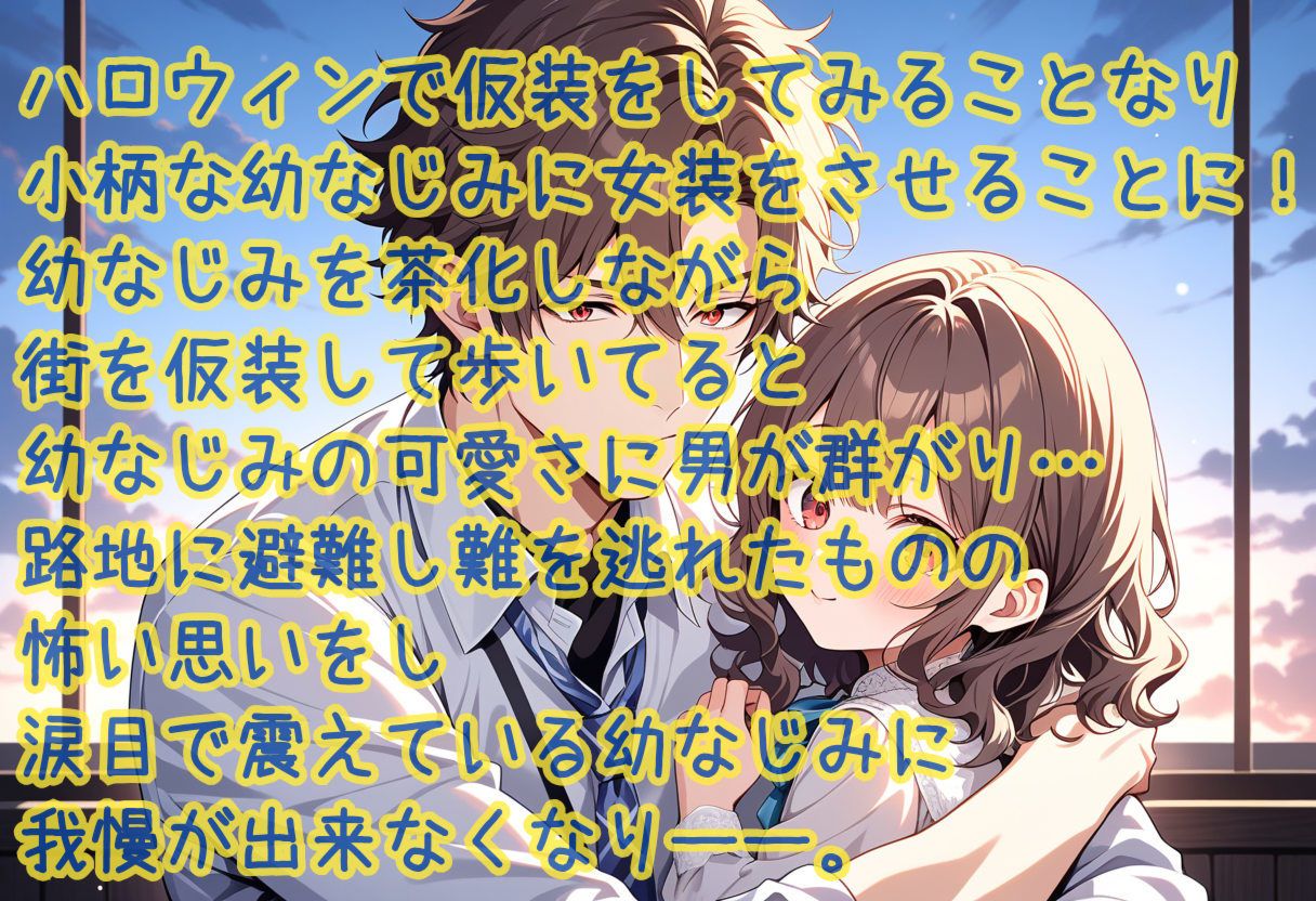 【HalloweenParty】ハロウィンの夜に〜幼なじみに堕ちて〜 - サンプル画像 1