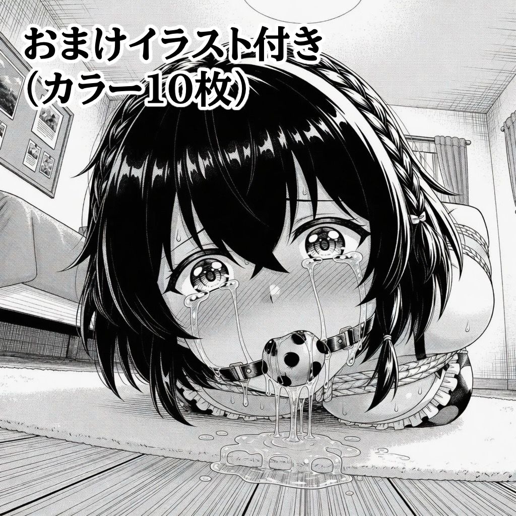 捕らわれたお嬢様とメイド〜縄とバイブと巨大おちんちん猿轡〜 - サンプル画像 1