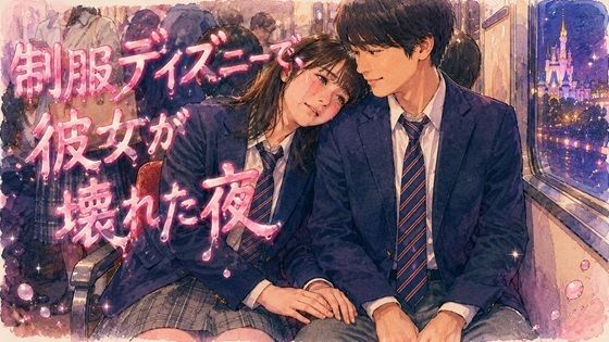 制服ディズニーで、彼女が壊れた夜