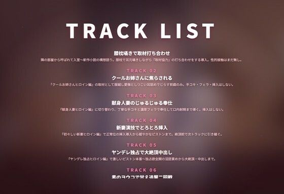 【密着囁き×キャラ変え演技】献身お隣さん小説家の取材ご奉仕えっち 〜新作ヒロインを全身で演じ分け中出し搾精（はーと）〜（全77分） - サンプル画像 2
