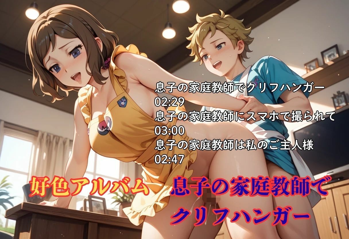 【隠語エロ歌】好色アルバム  息子の家庭教師でクリフハンガー - サンプル画像 1