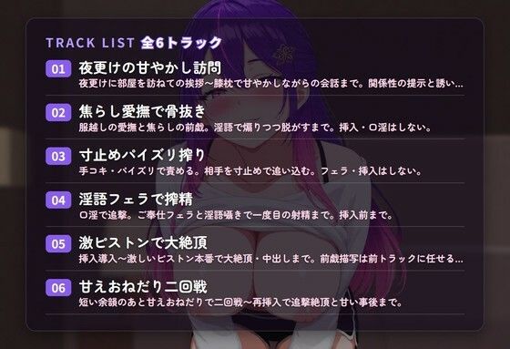 【甘やかし淫語×寸止め搾精】隣のお姉さんの夜更けリラックス搾精ケア 〜疲れきったきみをとろとろ骨抜き溺愛（はーと）〜（全46分） - サンプル画像 2