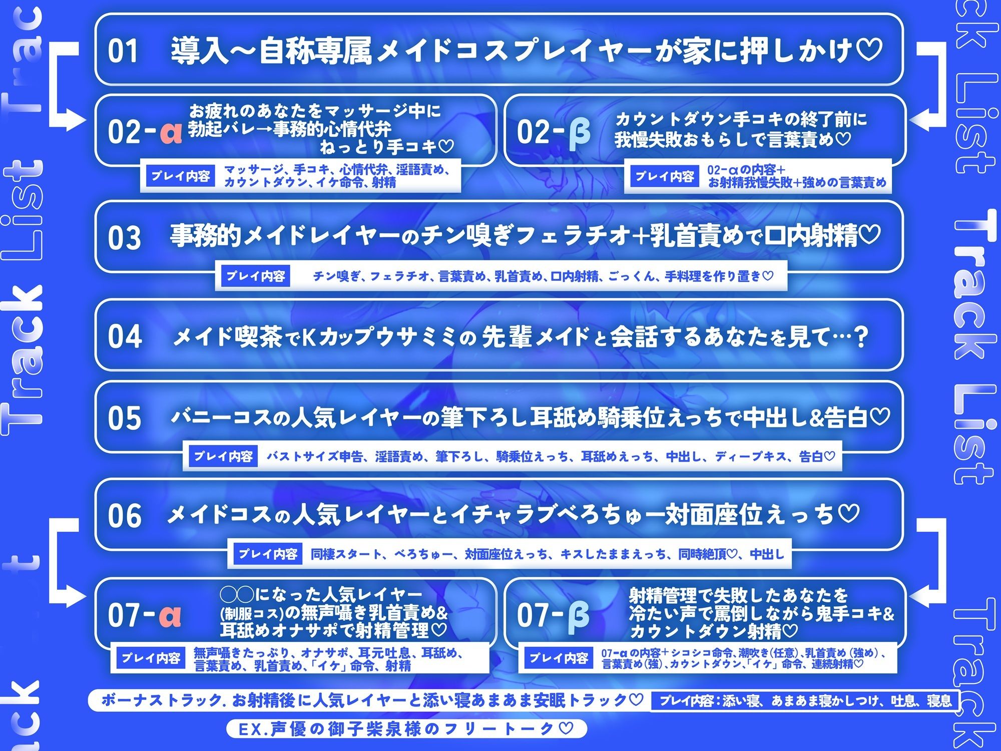 【逆転なし×敗北分岐ルート】あなたを大好きな有名コスプレイヤー兼メイドカフェの人気キャストに事務的だけど好感度MAXなオナサポや筆おろし - サンプル画像 3
