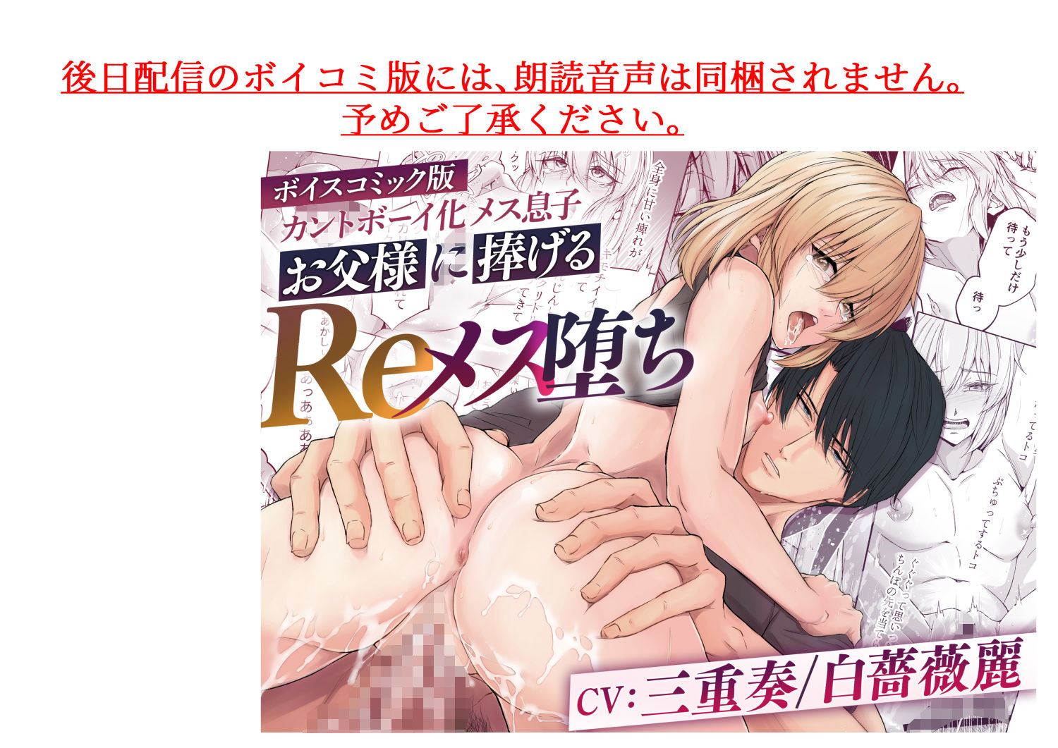 小説朗読版「お父様ちんぽとお兄様ちんぽWメス穴ハメ愛されえっち」 - サンプル画像 2
