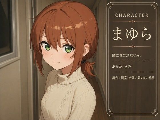 【隣人距離×言葉責め】まゆらは合鍵で夜●いしたがる〜幼なじみのお疲れさまマッサージ性活〜 - サンプル画像 1